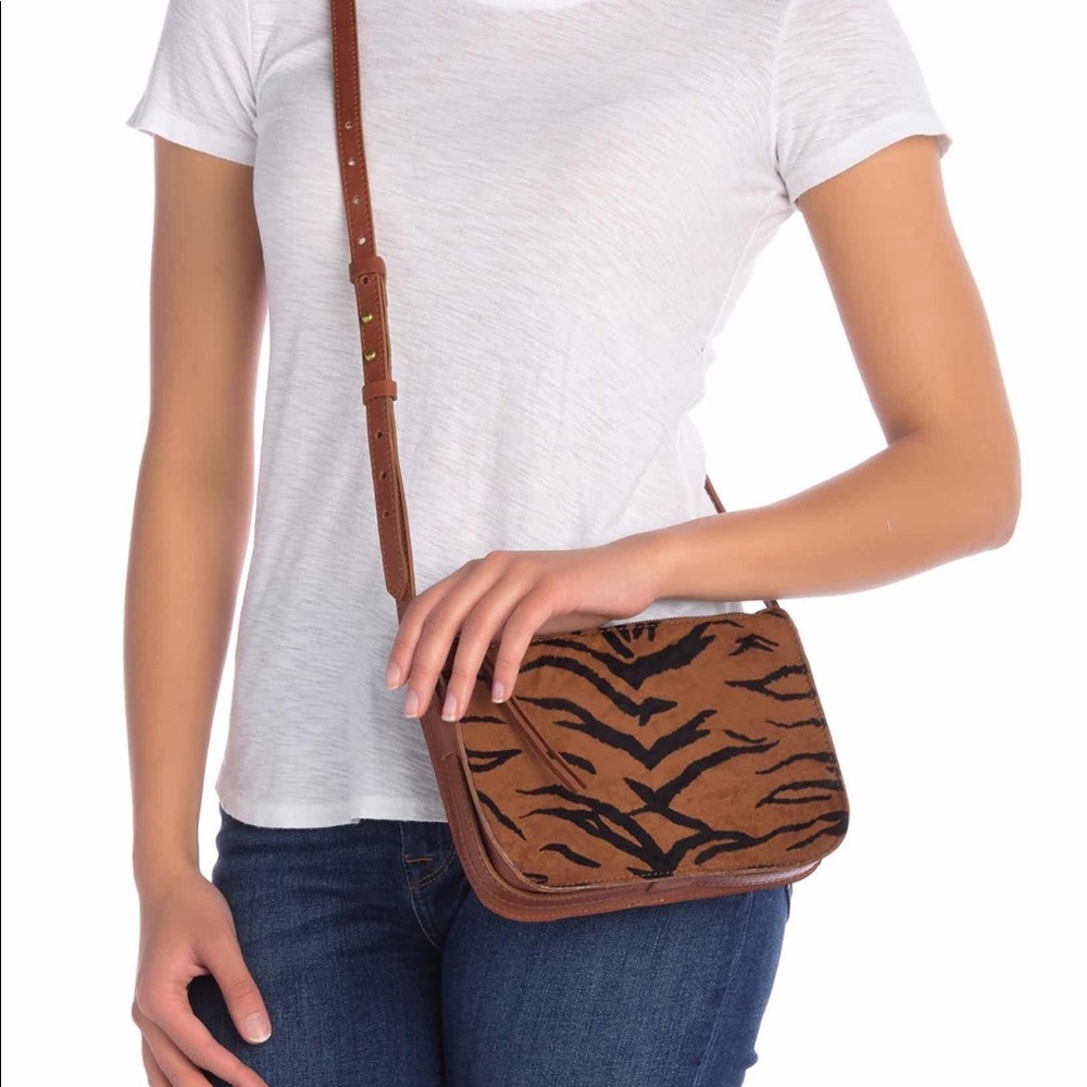NEW Madewell Animal Print Crossbody Bag - Picture 1 of 4